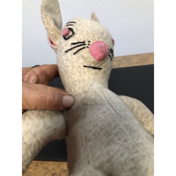 Vintage stuffed Rabbit 14" tall - Picture 10 of 11
